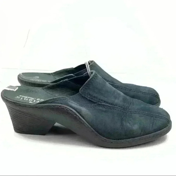 Portania clogs size 39 navy blue nubuck suede - Picture 13 of 13